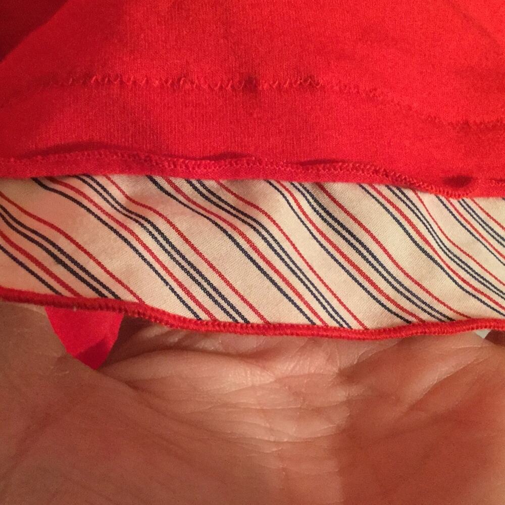 Tommy Hilfiger red cotton tank w/accents 2x NWOT - Picture 3 of 5